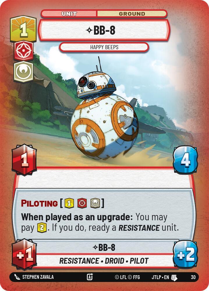 BB-8 - Happy Beeps (Foil) (30) [Jump to Lightspeed Weekly Play Promos]