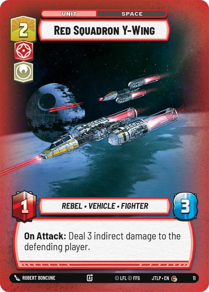 Red Squadron Y-Wing (11) [Jump to Lightspeed Weekly Play Promos]