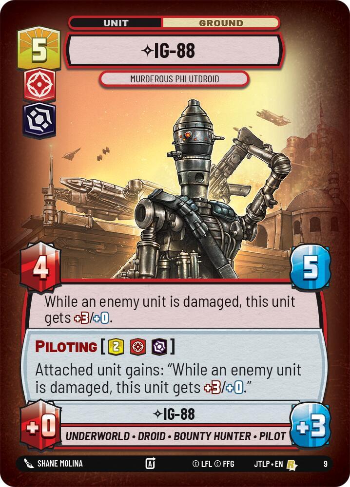 IG-88 - Murderous Phlutdroid (9) [Jump to Lightspeed Weekly Play Promos]
