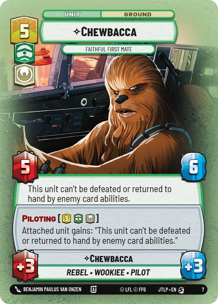 Chewbacca - Faithful First Mate (7) [Jump to Lightspeed Weekly Play Promos]