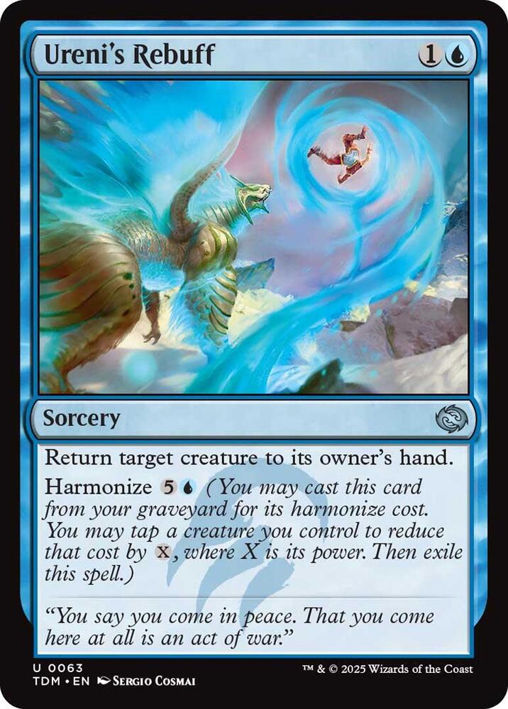 Ureni's Rebuff (63) [Tarkir: Dragonstorm]