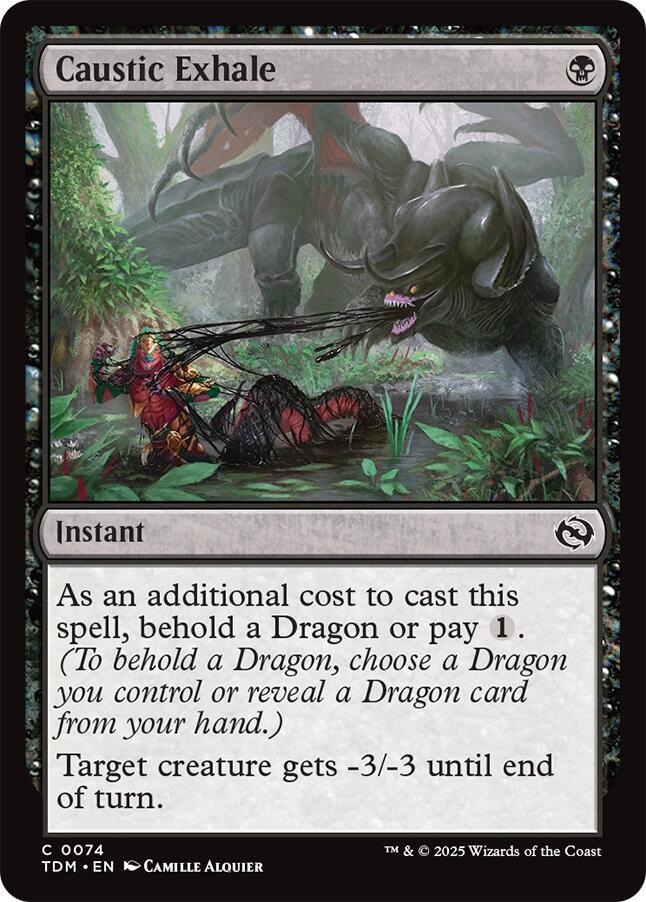 Caustic Exhale (74) [Tarkir: Dragonstorm]