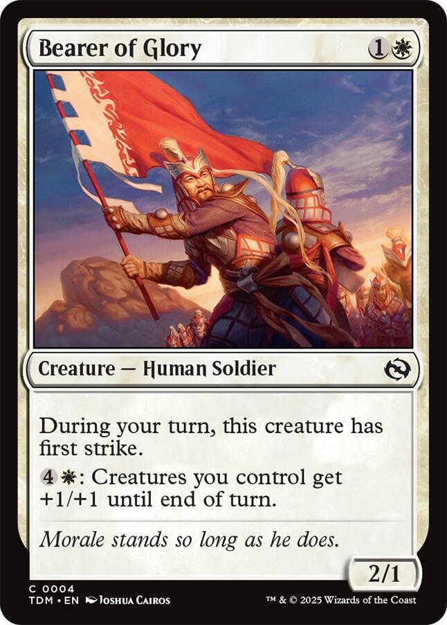 Bearer of Glory (4) [Tarkir: Dragonstorm]