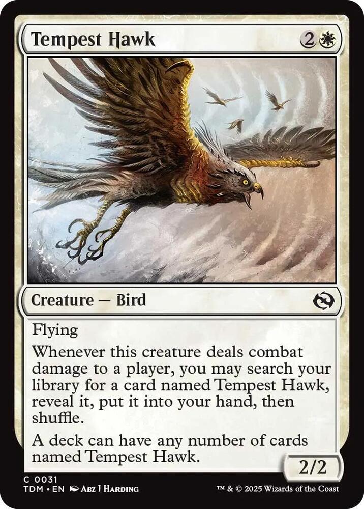 Tempest Hawk (31) [Tarkir: Dragonstorm]
