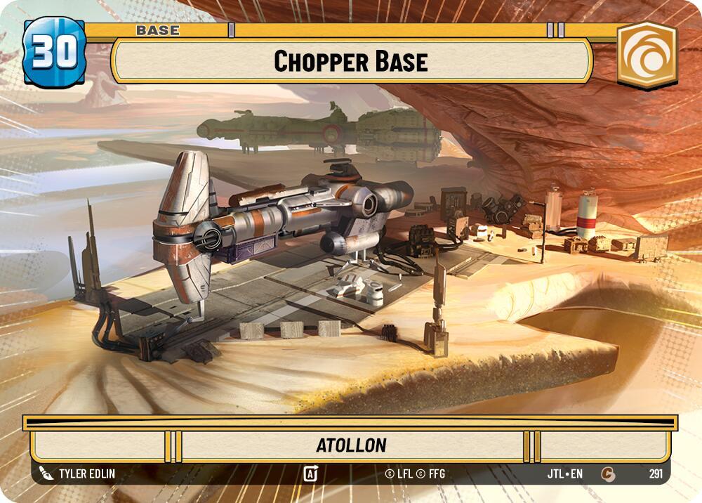 Chopper Base // X-Wing (Hyperspace) (291 // T06) [Jump to Lightspeed]