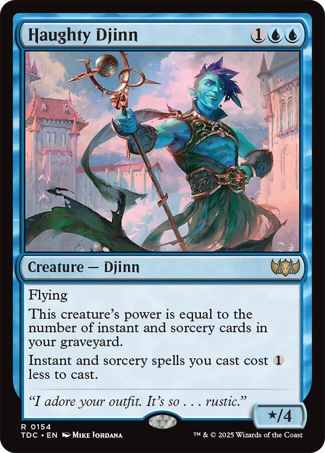 Haughty Djinn (154) [Tarkir: Dragonstorm Commander]
