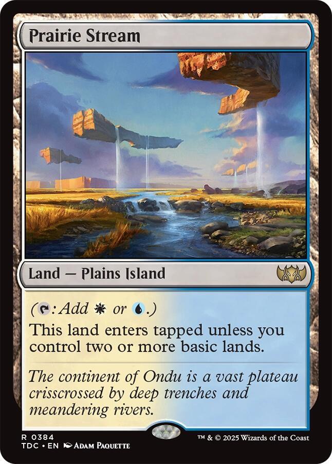 Prairie Stream (384) [Tarkir: Dragonstorm Commander]