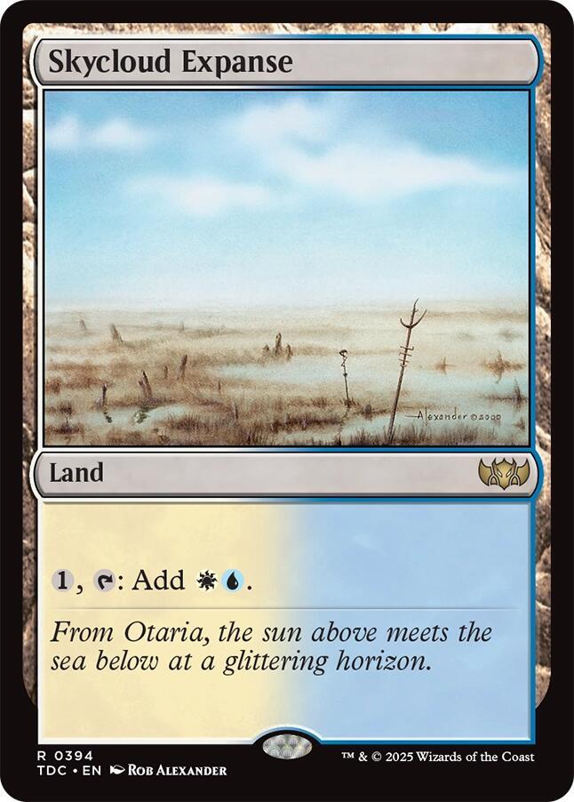 Skycloud Expanse (394) [Tarkir: Dragonstorm Commander]
