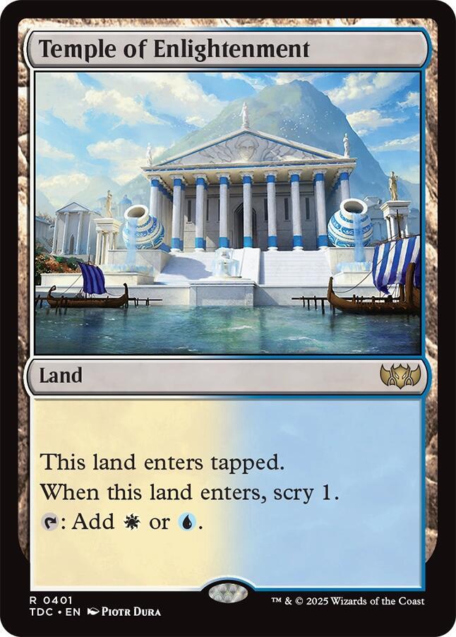 Temple of Enlightenment (401) [Tarkir: Dragonstorm Commander]