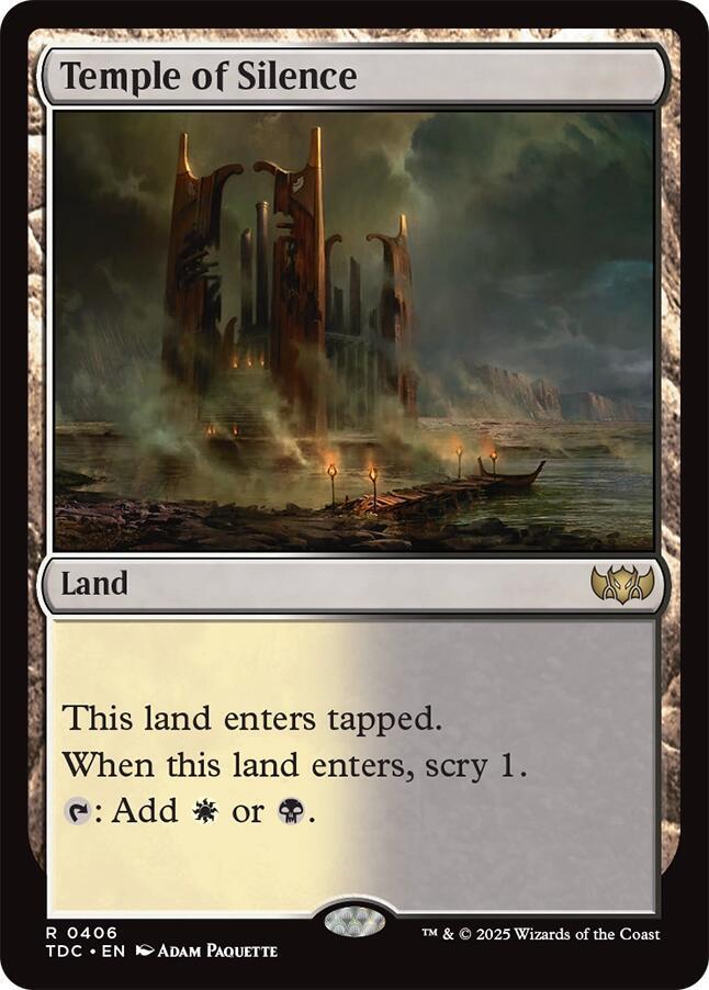 Temple of Silence (406) [Tarkir: Dragonstorm Commander]
