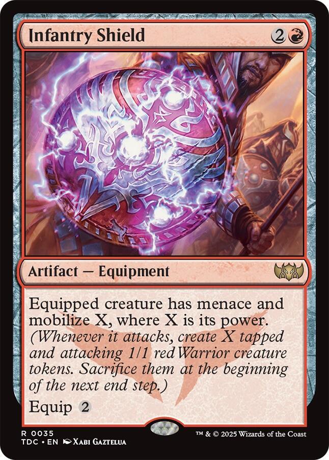 Infantry Shield (35) [Tarkir: Dragonstorm Commander]