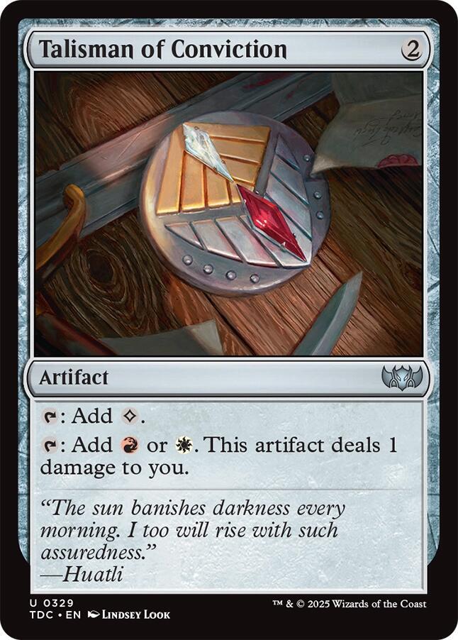 Talisman of Conviction (329) [Tarkir: Dragonstorm Commander]