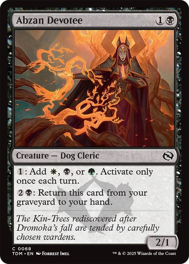 Abzan Devotee (68) [Tarkir: Dragonstorm]