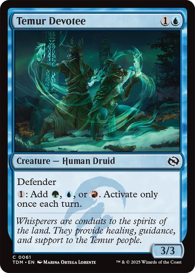 Temur Devotee (61) [Tarkir: Dragonstorm]