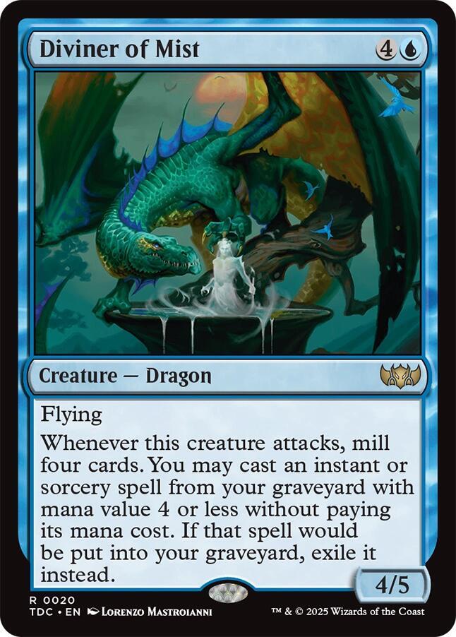 Diviner of Mist (20) [Tarkir: Dragonstorm Commander]