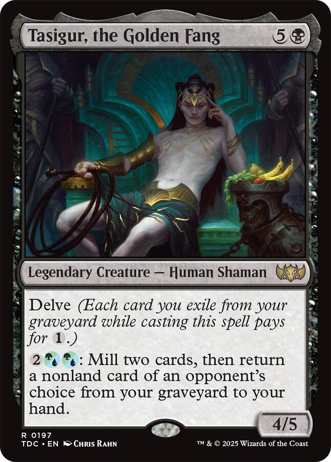 Tasigur, the Golden Fang (197) [Tarkir: Dragonstorm Commander]