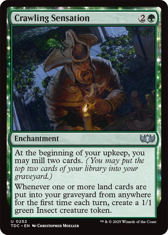 Crawling Sensation (252) [Tarkir: Dragonstorm Commander]