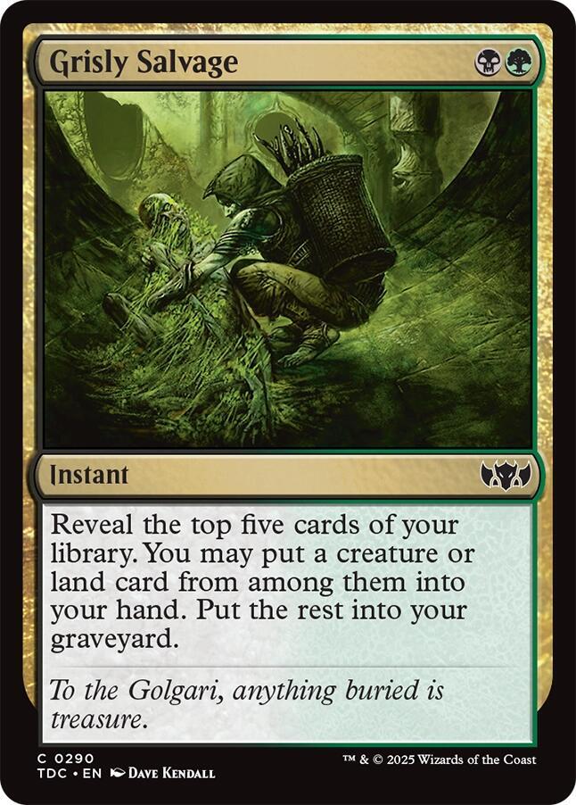 Grisly Salvage (290) [Tarkir: Dragonstorm Commander]