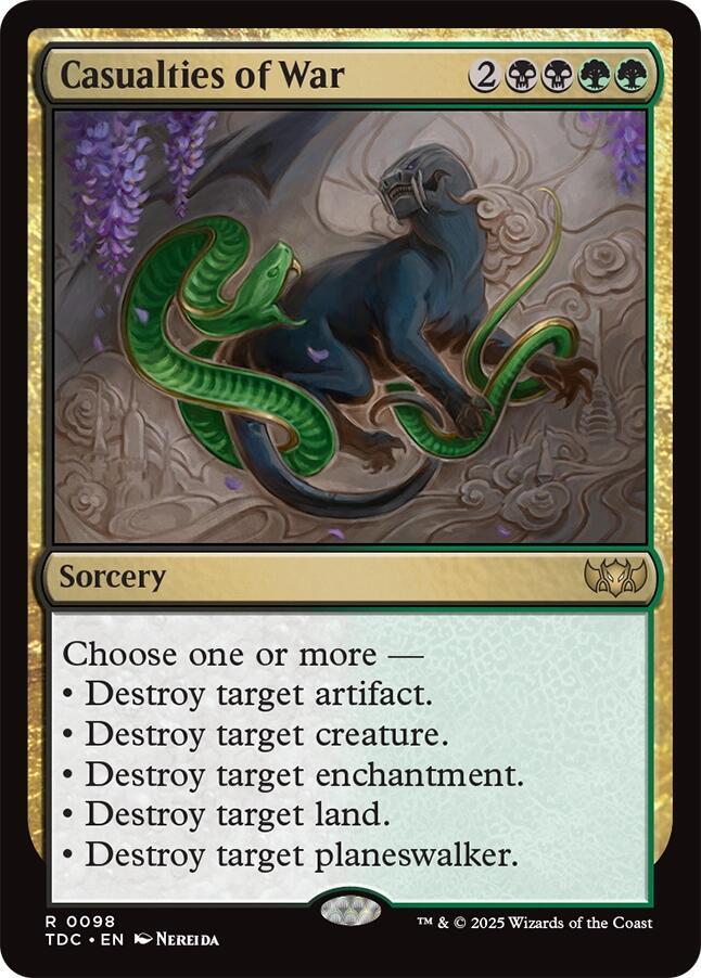 Casualties of War (98) [Tarkir: Dragonstorm Commander]