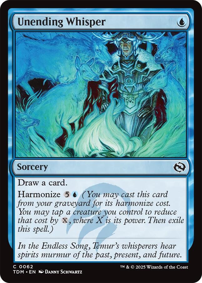 Unending Whisper (62) [Tarkir: Dragonstorm]
