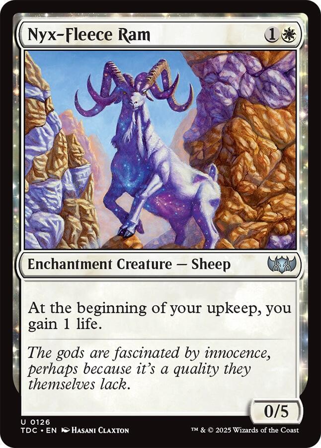 Nyx-Fleece Ram (126) [Tarkir: Dragonstorm Commander]