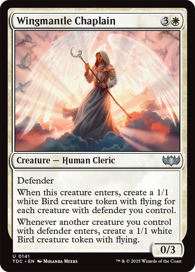 Wingmantle Chaplain (141) [Tarkir: Dragonstorm Commander]
