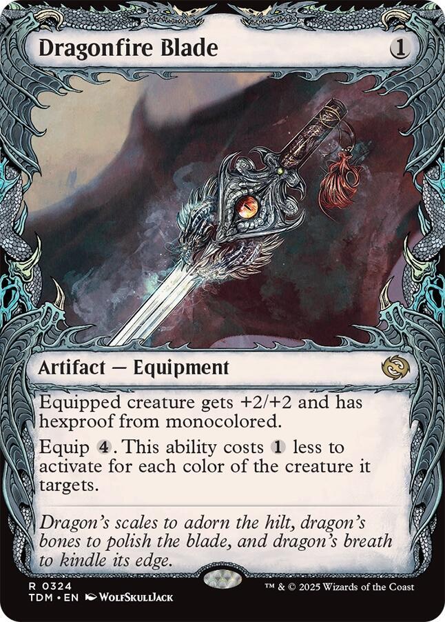 Dragonfire Blade (Showcase) (324) [Tarkir: Dragonstorm]