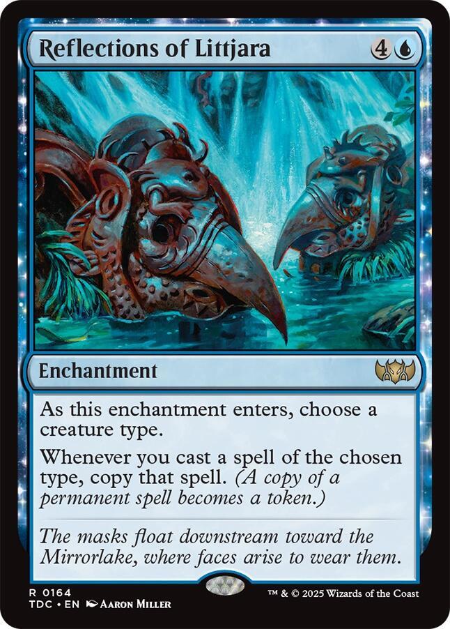 Reflections of Littjara (164) [Tarkir: Dragonstorm Commander]