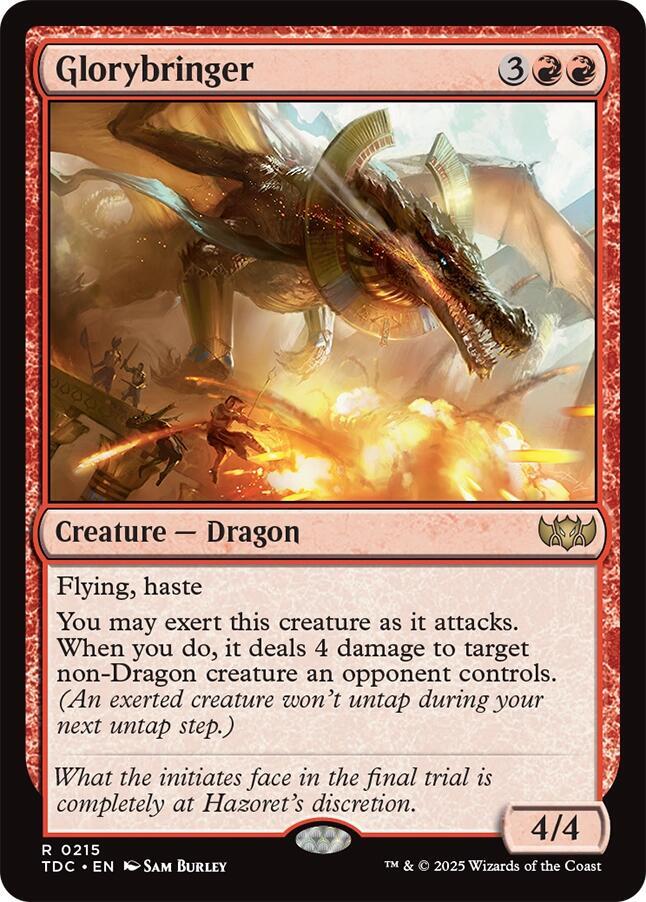 Glorybringer (215) [Tarkir: Dragonstorm Commander]