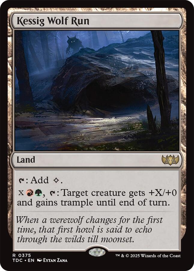 Kessig Wolf Run (375) [Tarkir: Dragonstorm Commander]