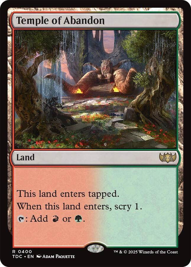 Temple of Abandon (400) [Tarkir: Dragonstorm Commander]