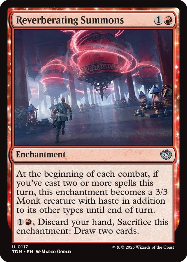Reverberating Summons (117) [Tarkir: Dragonstorm]