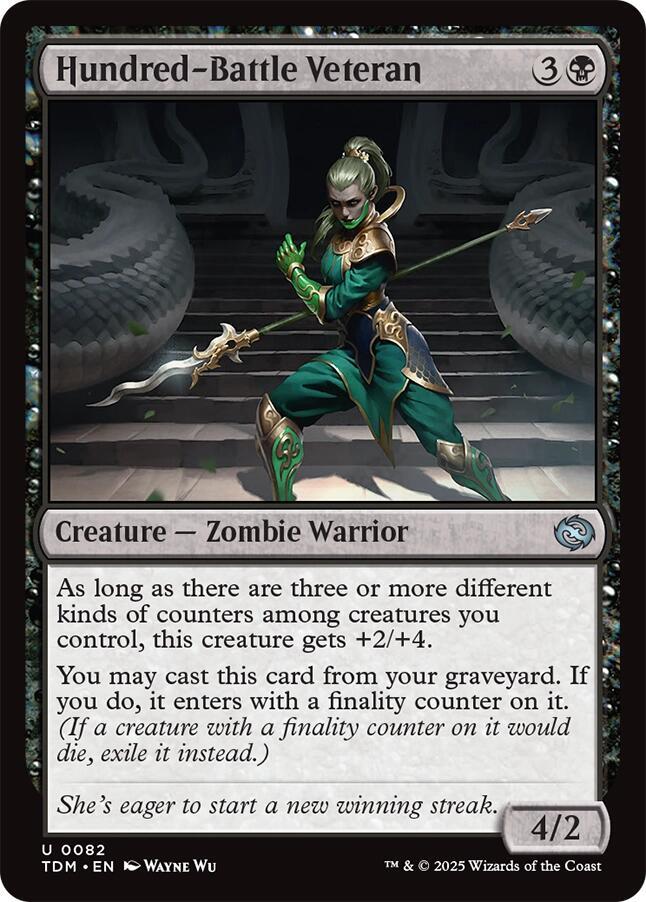 Hundred-Battle Veteran (82) [Tarkir: Dragonstorm]