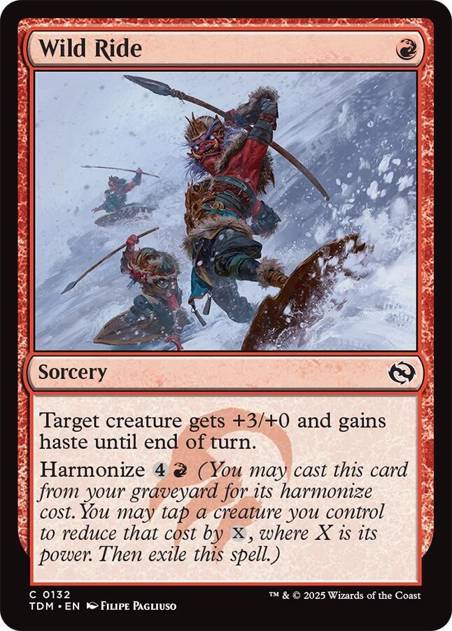 Wild Ride (132) [Tarkir: Dragonstorm]
