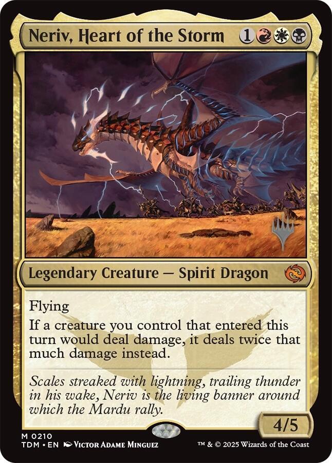Neriv, Heart of the Storm (210) [Tarkir: Dragonstorm Promos]