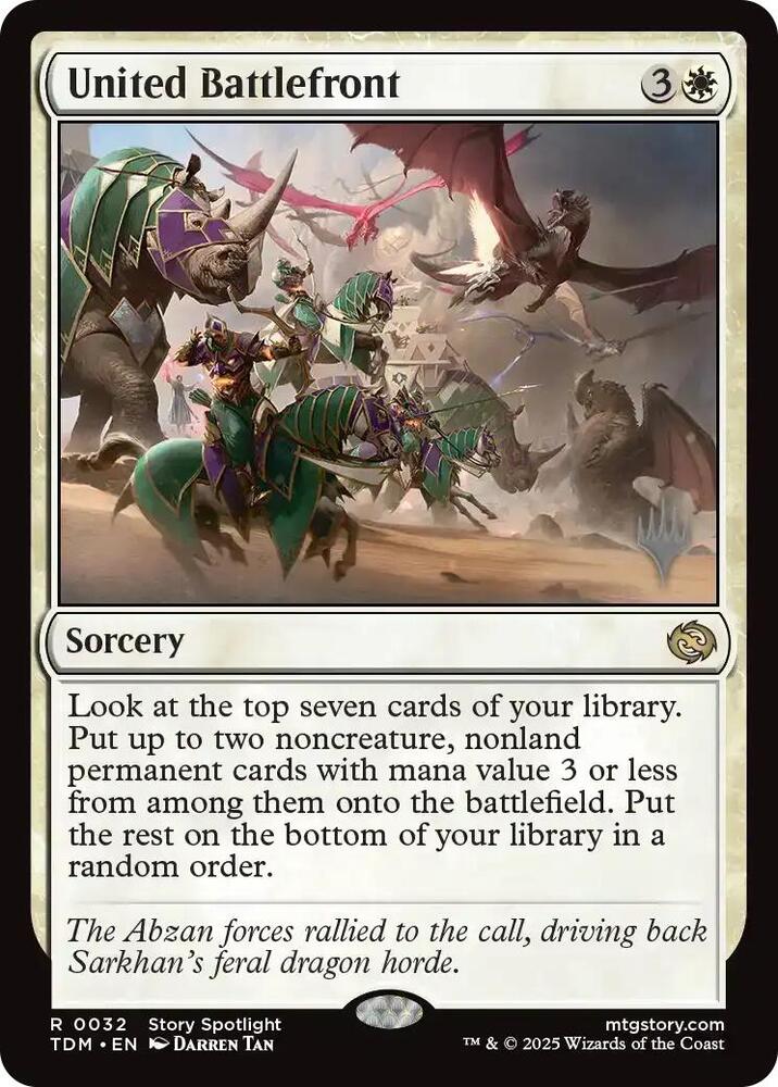 United Battlefront (32) [Tarkir: Dragonstorm Promos]