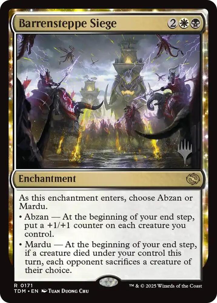 Barrensteppe Siege (171) [Tarkir: Dragonstorm Promos]
