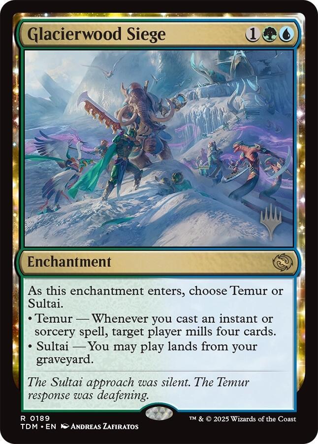Glacierwood Siege (189) [Tarkir: Dragonstorm Promos]