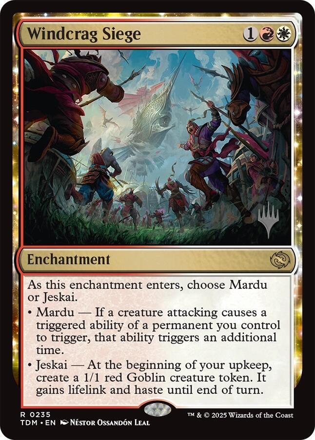 Windcrag Siege (235) [Tarkir: Dragonstorm Promos]