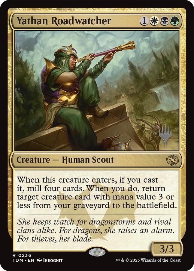 Yathan Roadwatcher (236) [Tarkir: Dragonstorm Promos]