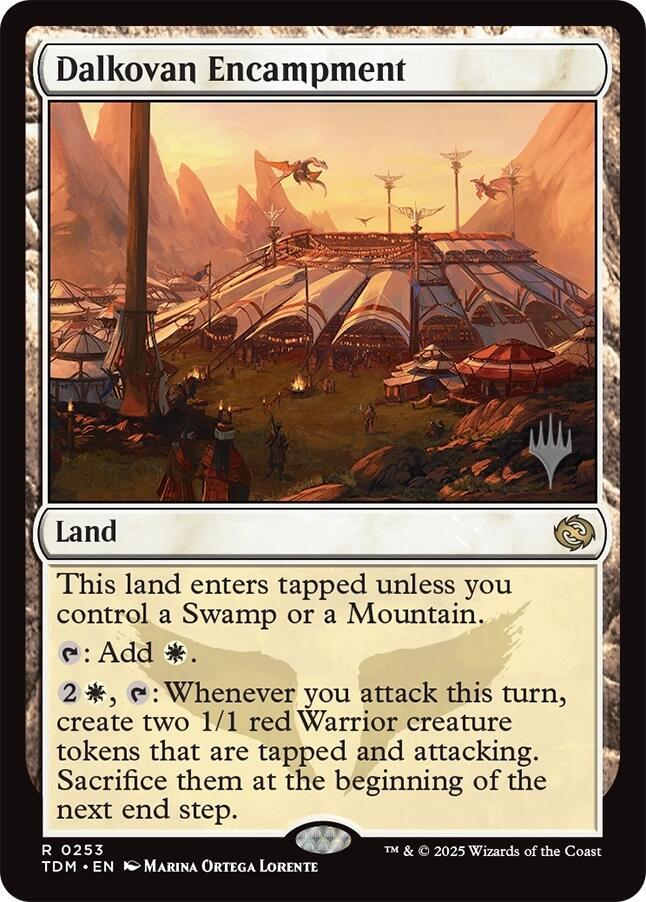 Dalkovan Encampment (253) [Tarkir: Dragonstorm Promos]