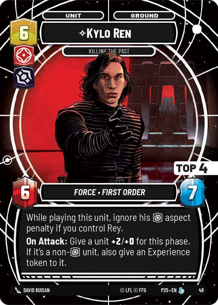 Kylo Ren - Killing the Past (Top 4) (48) [Organized Play Promos]
