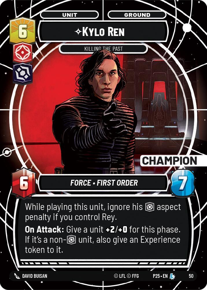 Kylo Ren - Killing the Past (Champion) (50) [Organized Play Promos]