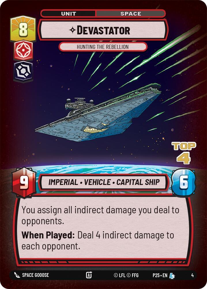Devastator - Hunting the Rebellion (Top 4) [Organized Play Promos]