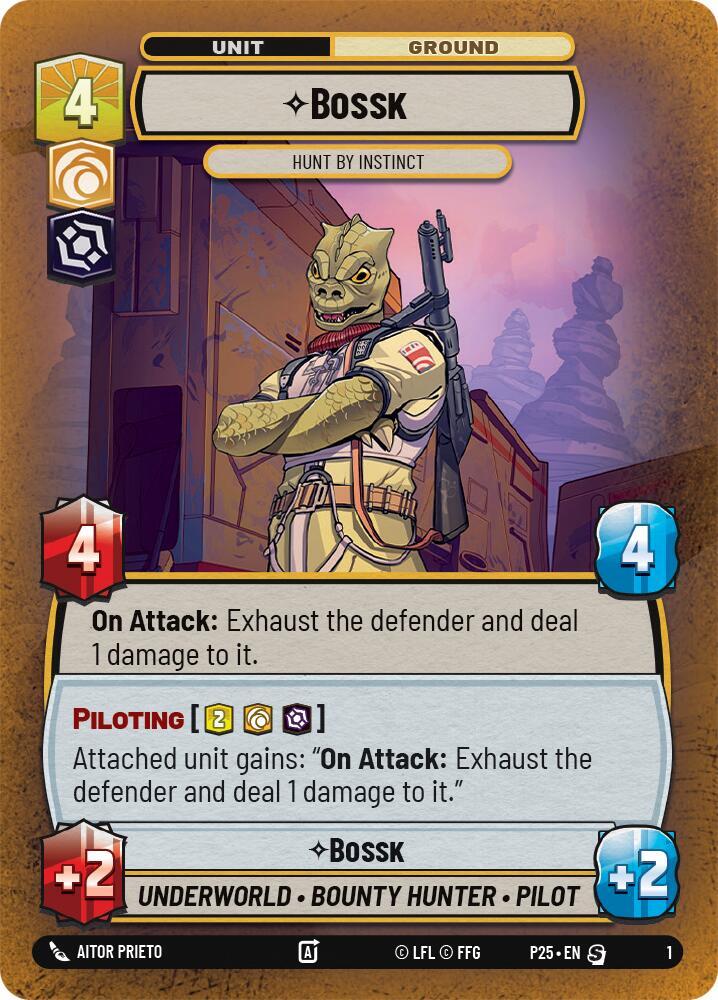 Bossk - Hunt By Instinct (1) [Organized Play Promos]
