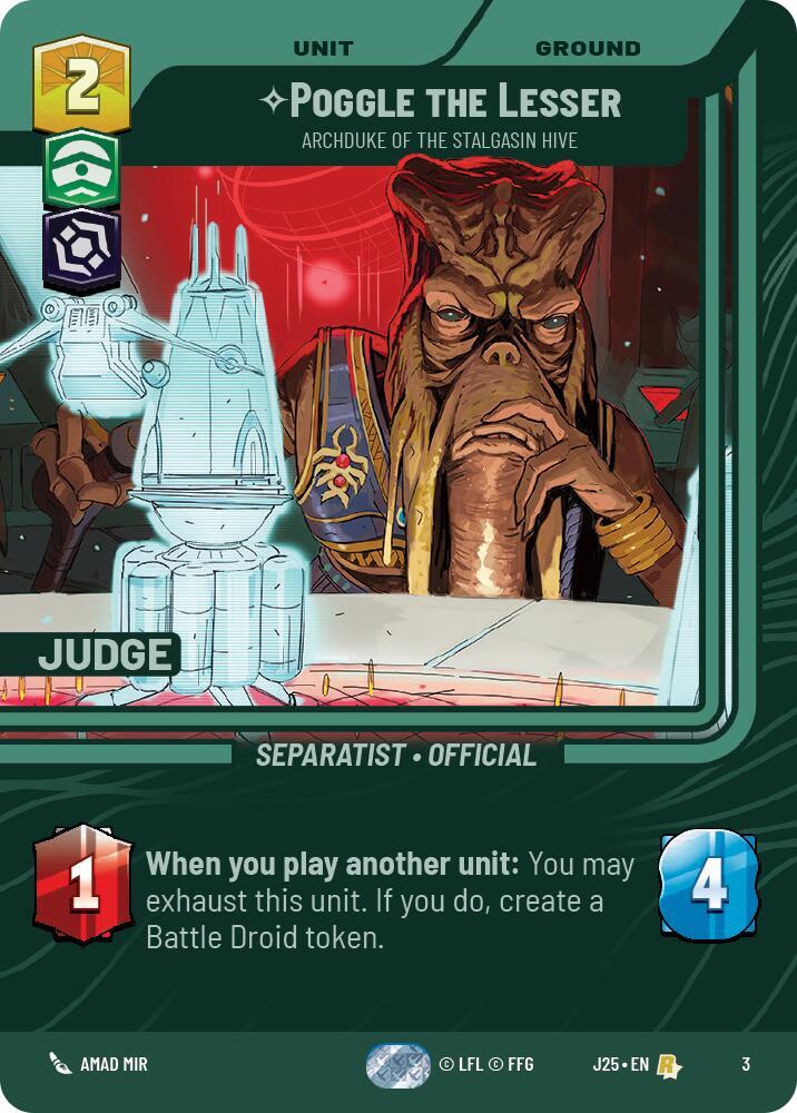Poggle the Lesser - Archduke of the Stalgasin Hive (3) [Judge Promos]