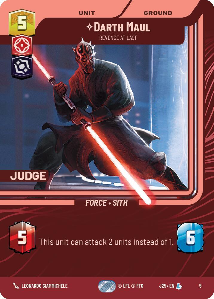 Darth Maul - Revenge at Last (5) [Judge Promos]