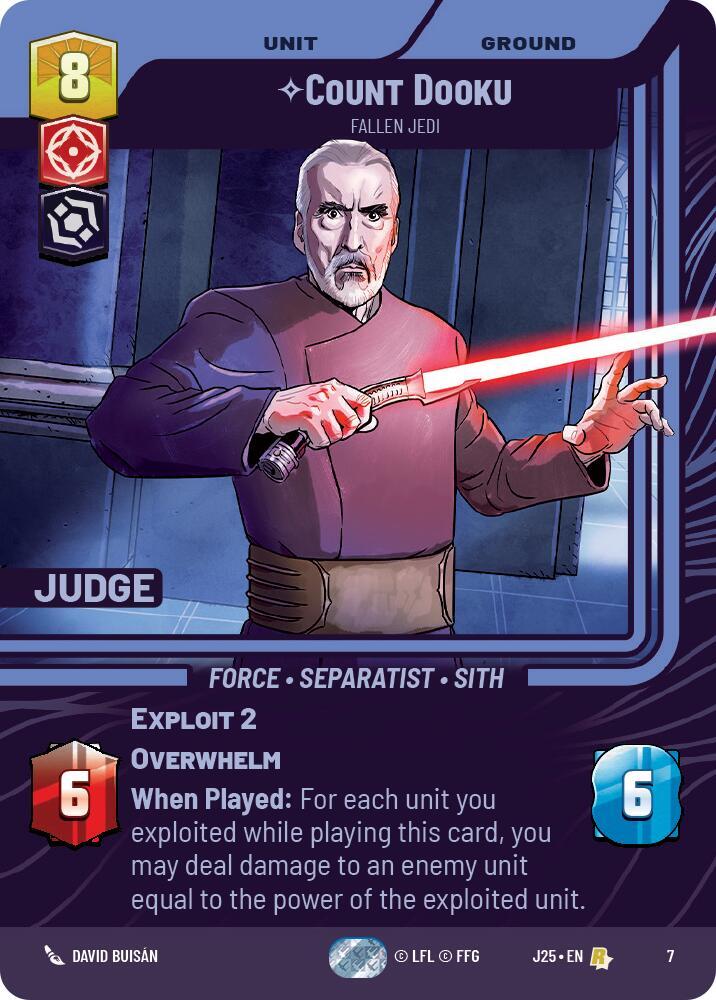 Count Dooku - Fallen Jedi (7) [Judge Promos]
