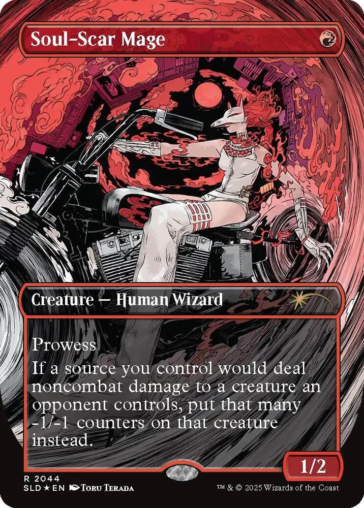 Soul-Scar Mage (2044) (Raised Foil) [Secret Lair Drop]