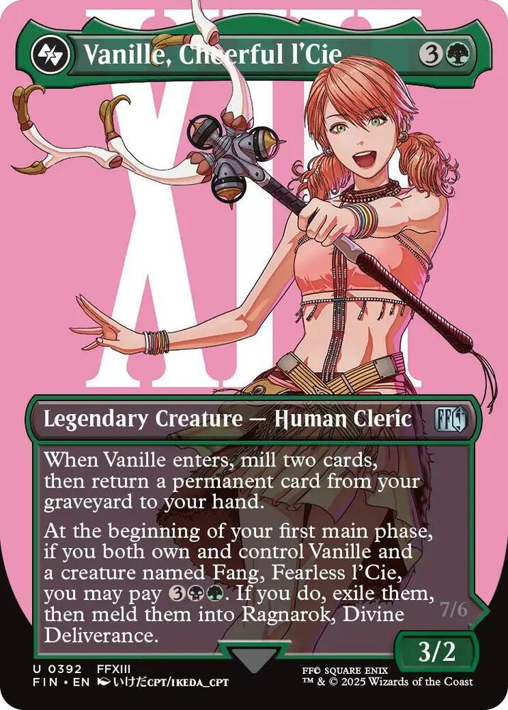 Vanille, Cheerful l'Cie (Borderless) (392) [Final Fantasy]